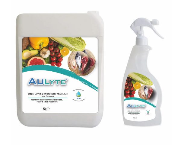 Aulyte Vegetable, Fruit and Meat Products Cleaning Solution 5 LT + 750 ML